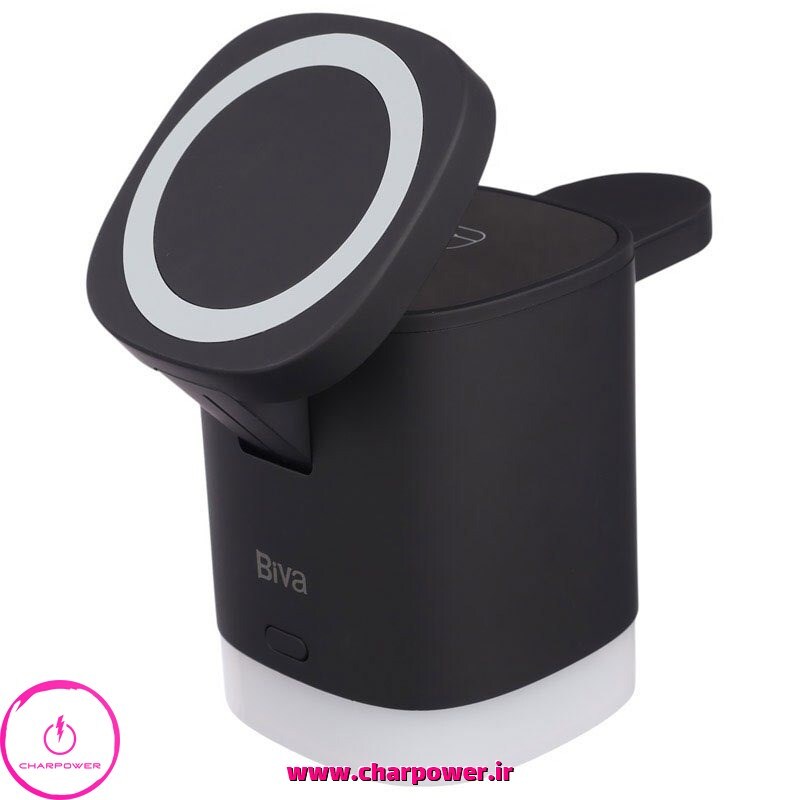  خرید شارژر بی سیم و چراغ رومیزی بیوا Biva مدل WLC-12 توان 15 وات 