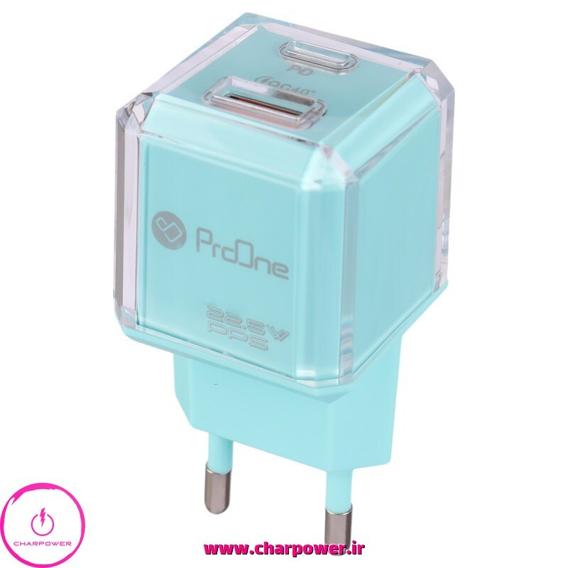  فروش شارژر دیواری پرووان ProOne مدل PWC595 توان 22.5 وات 
