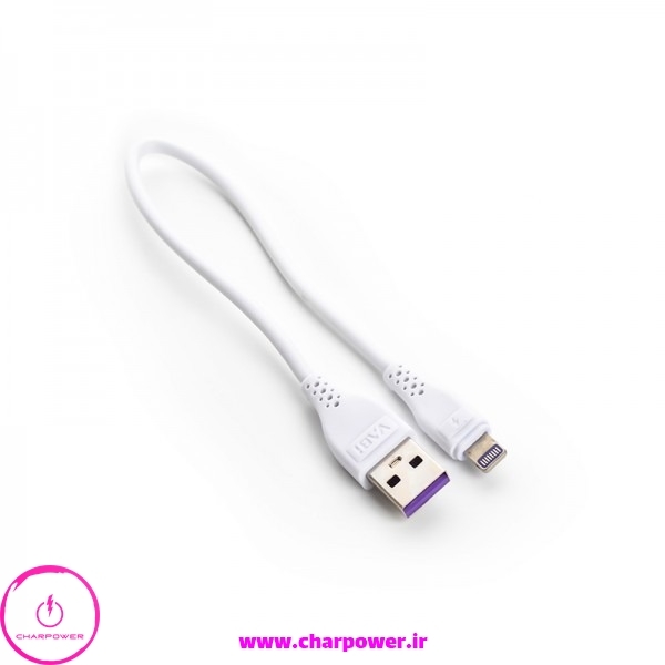  خرید کابل شارژ کوتاه USB-A به Lightning طول 25 سانتی متر وابی Vabi مدل CA26 