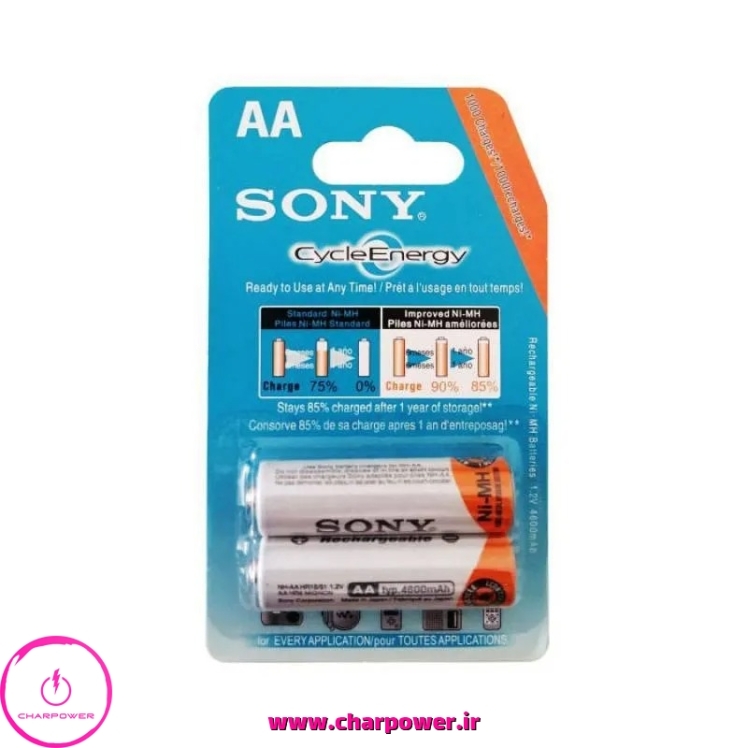 باتری قلمی قابل شارژ سونی Sony مدل NH-AA