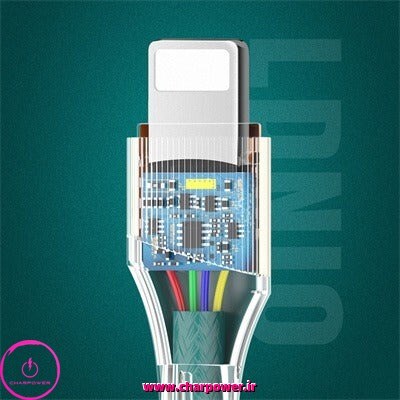  قیمت کابل شارژ USB-A به Lightning طول 200 سانتی متر الدینیو Ldnio مدل LS632 توان 30 وات 