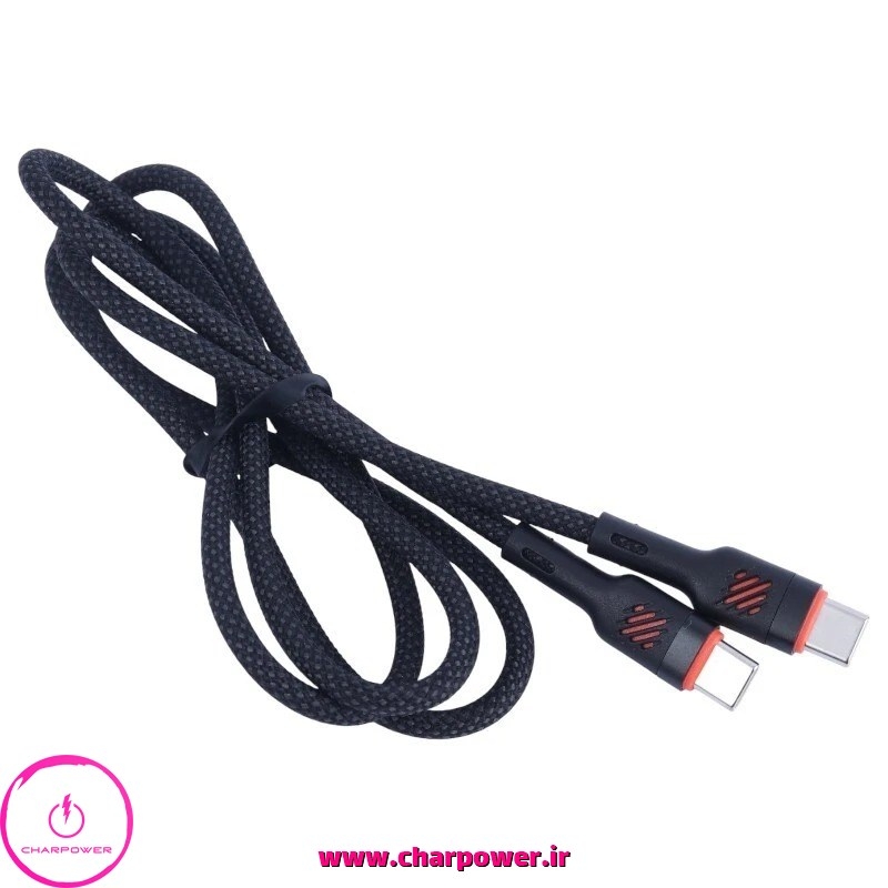  کابل شارژ Type-C به Type-C طول 100 سانتی متر مدل You Shenq Ku K-67 توان 65 وات چارپاور 