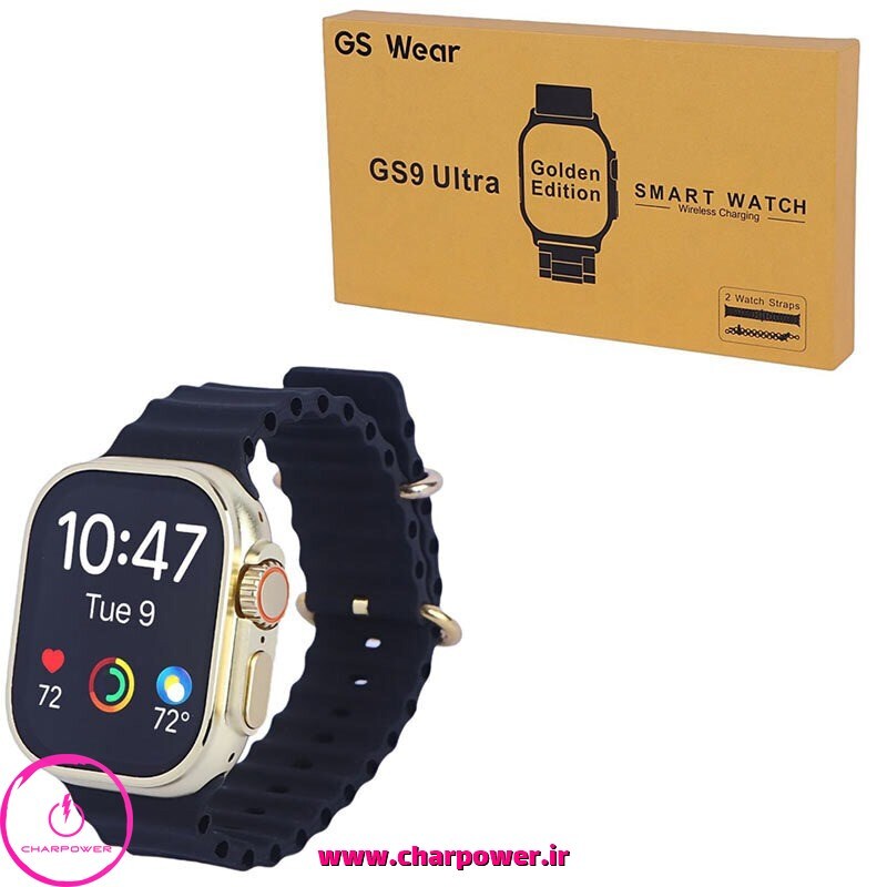  ساعت هوشمند مدل GS Wear GS9 Ultra + دو بند اضافه 