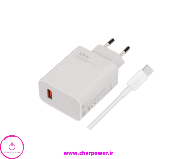 شارژر دیواری شیائومی Xiaomi مدل MDY-11-EZ توان 33 وات