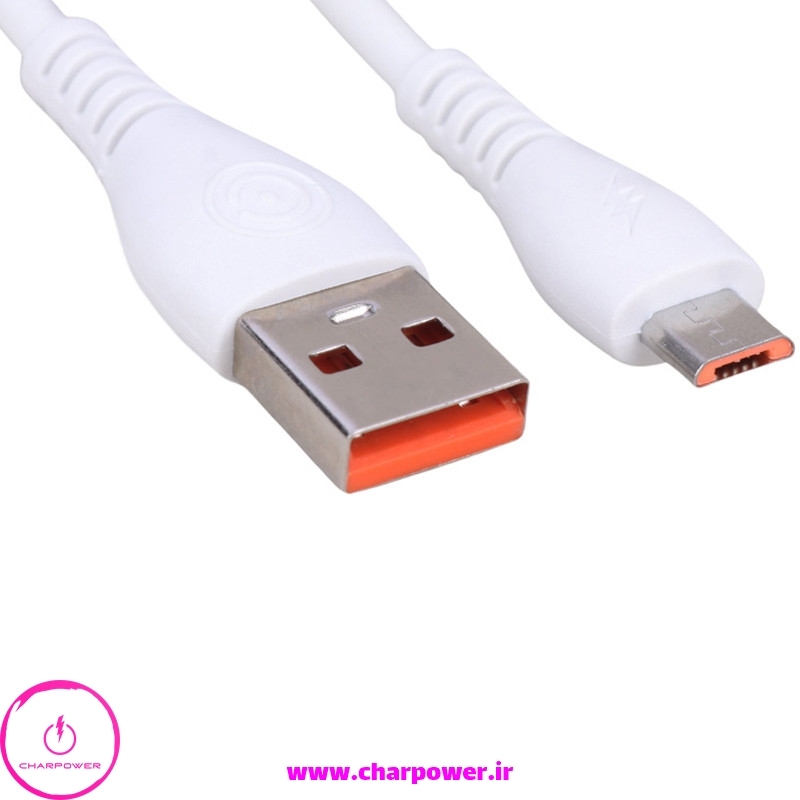  کابل شارژ USB به Micro USB طول 88 سانتی متر کی زا Caza مدل X01 توان 66 وات 