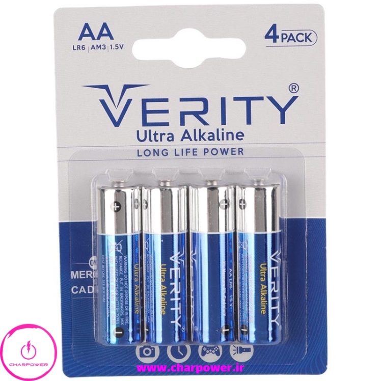 باتری قلمی Alkaline آلکالاین وریتی Verity مدل LR6