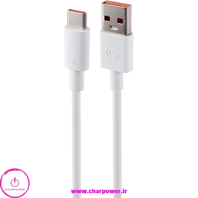  خرید کابل شارژ USB به Type-C طول 100 سانتی متر کی زا Caza مدل X120 توان 120 وات 