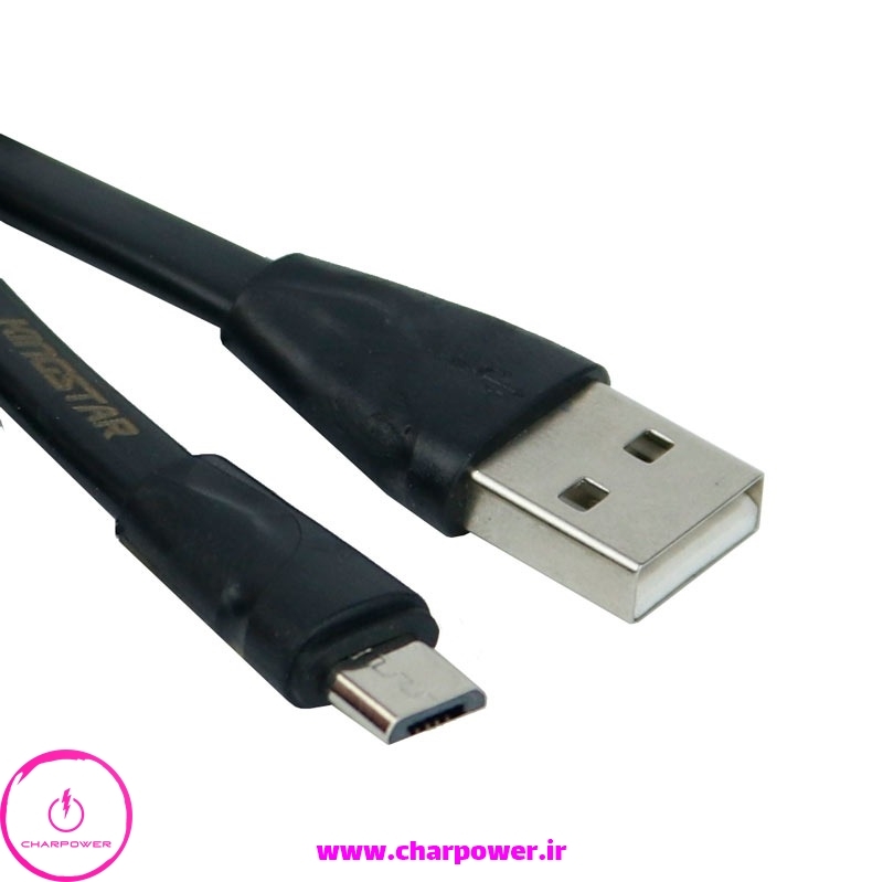  فروش کابل شارژ USB-A به Micro طول 110 سانتی متر کینگ استار Kingstar مدل K112A جریان 2.1 آمپر 