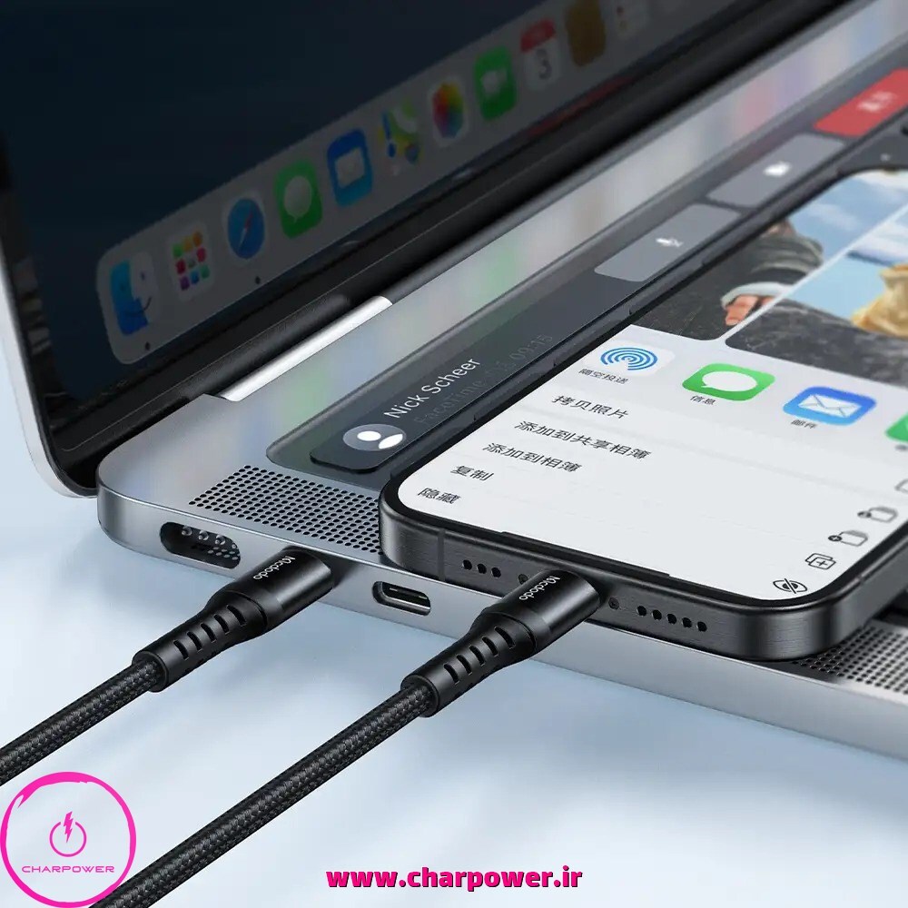  کابل شارژ Type-C به Type-C طول 1 متر مک دودو Mcdodo مدل CA-5641 توان 60 وات چارپاور 