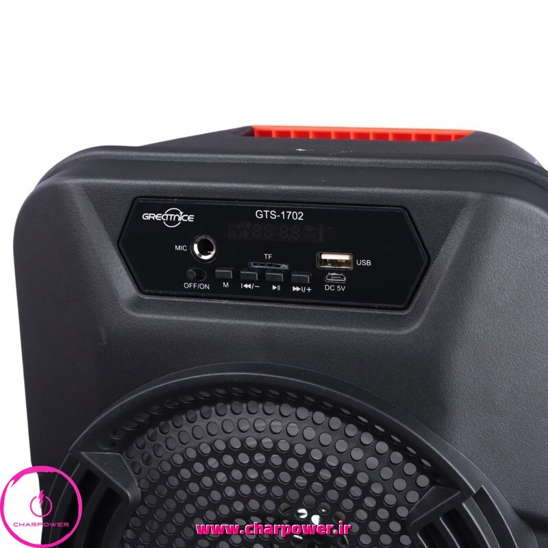  خرید اسپیکر چمدانی بلوتوثی گریت نایس Greatnice مدل GTS-1702 + میکروفون 