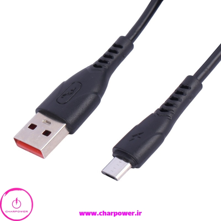 کابل شارژ USB به Micro طول 100 سانتی متر اسکای دلفین Sky Dolphin مدل S08v جریان 3.5 آمپر