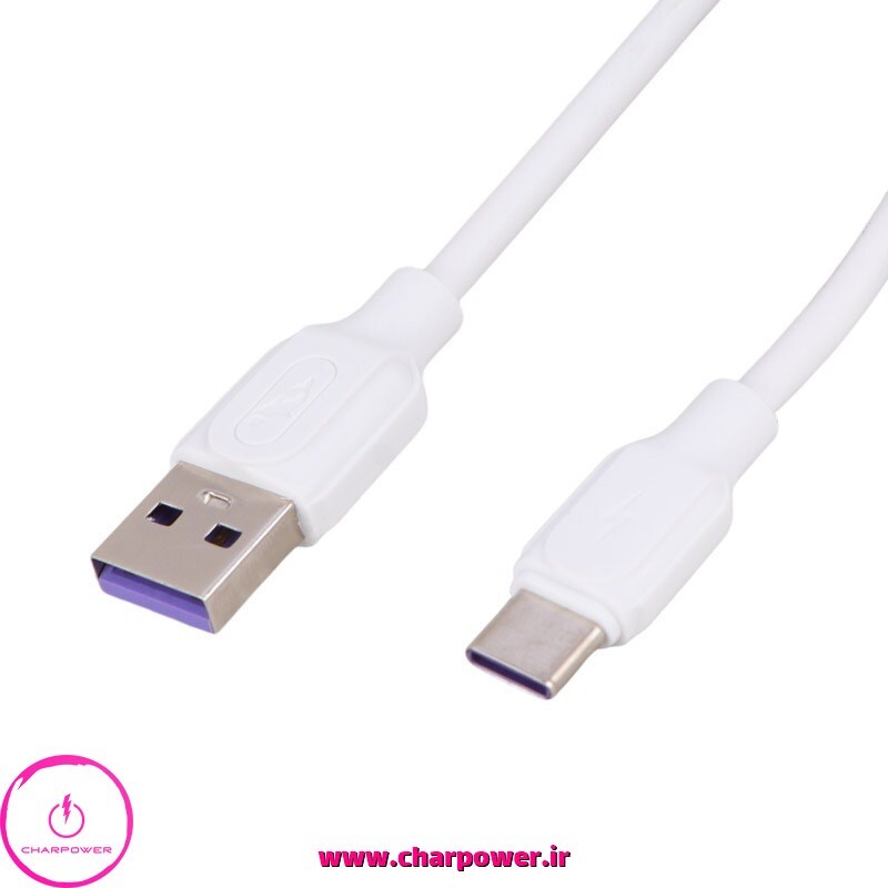  فروش کابل شارژ USB به Type-C طول 100 سانتی متر اسکای دلفین Sky Dolphin مدل S56t جریان 5 آمپر 