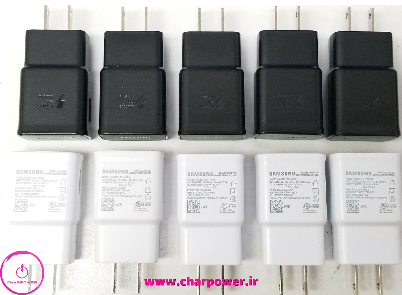 قیمت شارژر های سامسونگ