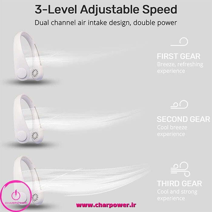  پنکه گردنی Neck Fan مدل XL-Fan12 چارپاور 