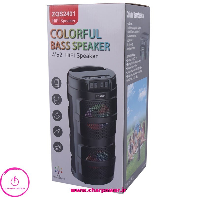 اسپیکر بلوتوثی Sing-e ZQS2401 چارپاور