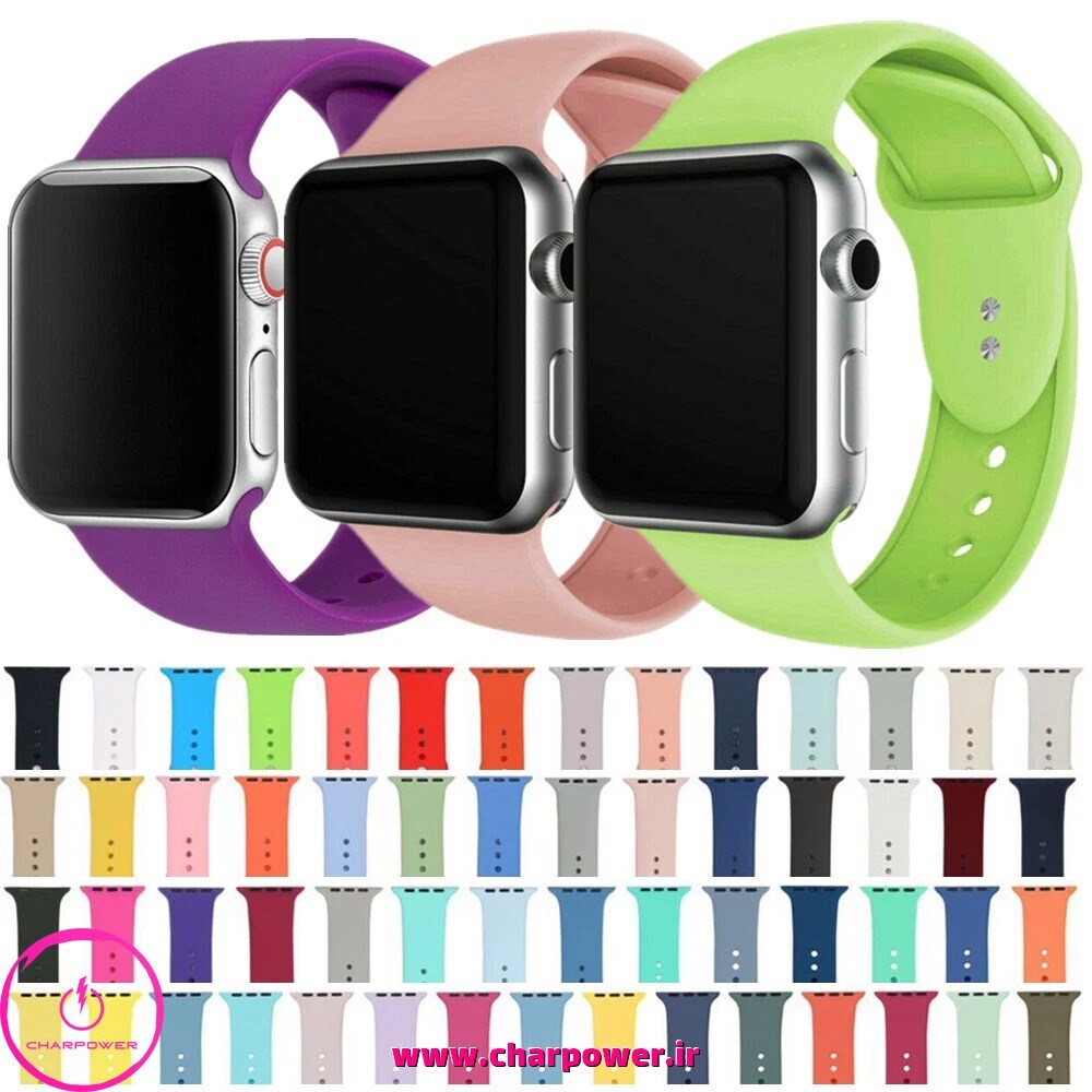  بند اپل واچ سیلیکونی 42mm/44mm/45mm/49mm 