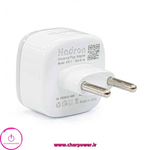  قیمت مبدل برق 3 به 2 چراغدار هادرون Hadron مدل A10-1 