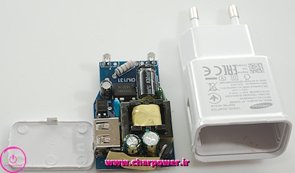 اجزای درونی شارژر سامسونگ
