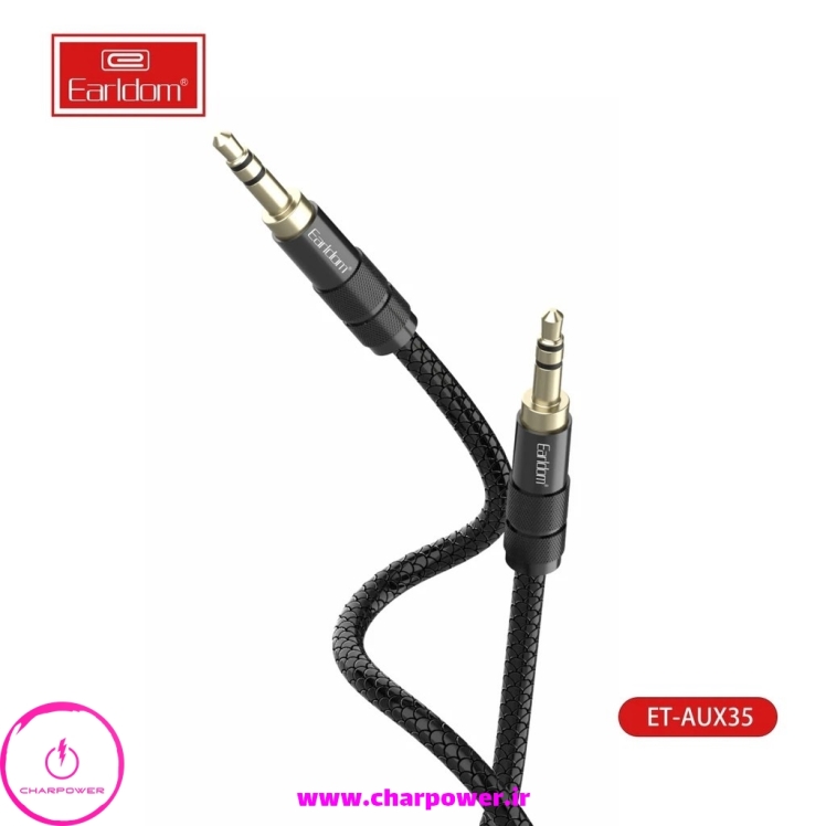 کابل AUX ارلدام Earldom مدل ET-AUX35 طول 1 متر