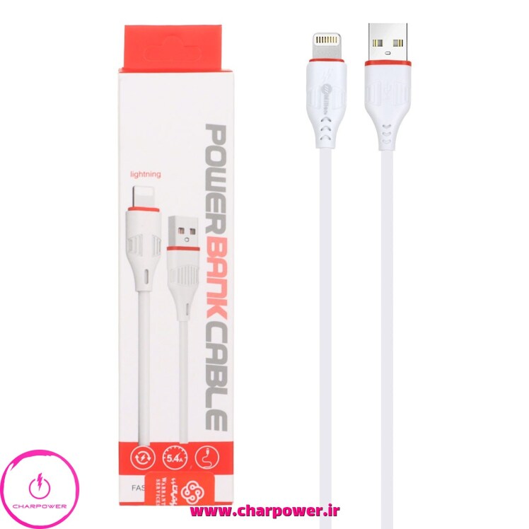 کابل شارژ کوتاه فست شارژ USB-A به Lightning طول 30 سانتی متر میلر Miller مدل Ca-1444
