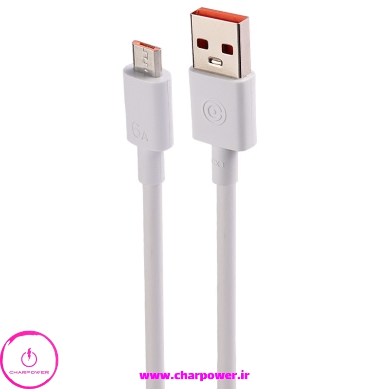  فروش کابل شارژ USB به Micro طول 100 سانتی متر کی زا Caza مدل X120 توان 120 وات 