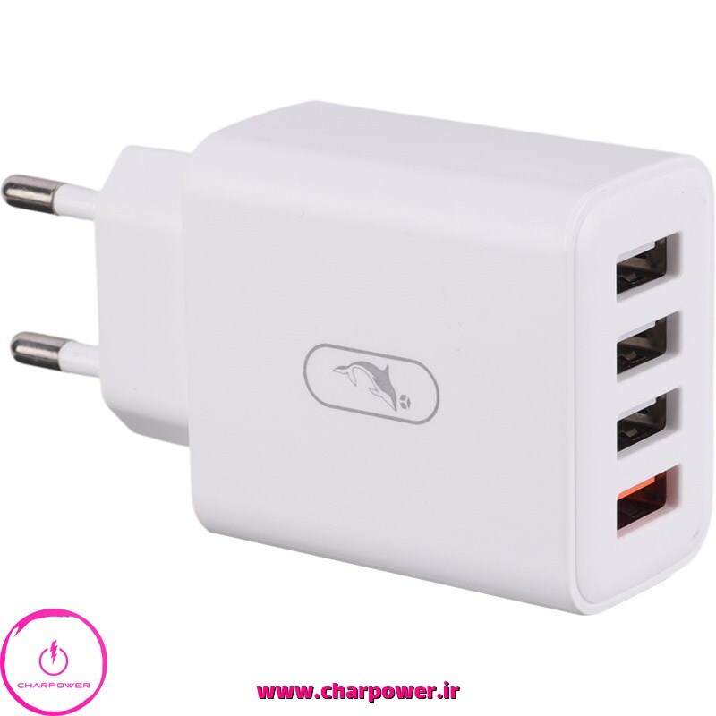  شارژر دیواری اسکای دلفین Sky dolphin مدل SC40 توان 32 وات چارپاور 