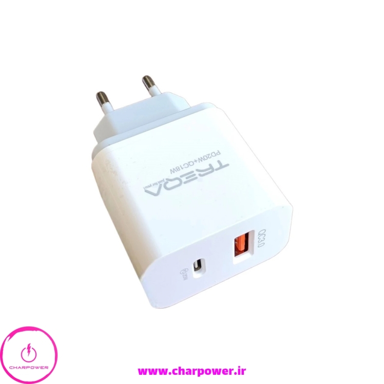شارژر دیواری ترکا Treqa مدل CH-635 توان 38 وات