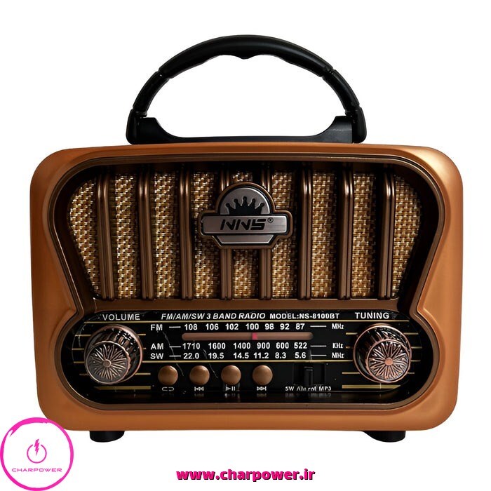اسپیکر بلوتوثی و رادیو ان ان اس NNS مدل NS-8109BT