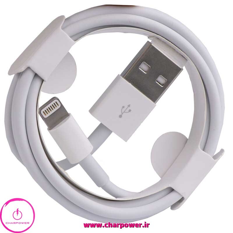  فروش کابل شارژ USB-A به Lightning طول 100 سانتی متر اپل Apple مدل A1480 