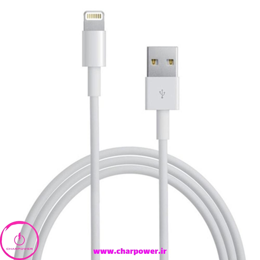  کابل شارژ USB-A به Lightning طول 100 سانتی متر اپل Apple مدل A1480 