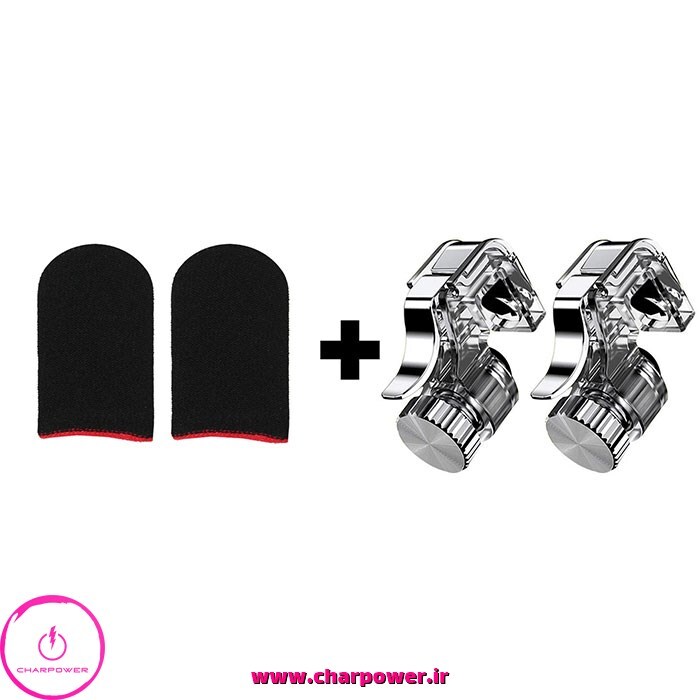 دسته بازی موبایل و تریگر PubG انگشتی R11 + آستین کنترل کننده