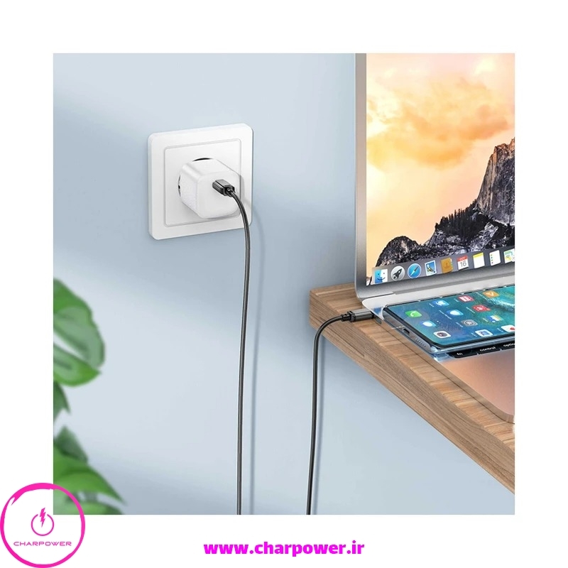  قیمت کابل شارژ Type-C به Type-C طول 1 متر بروفون Borofone مدل bx87 توان 60 وات 