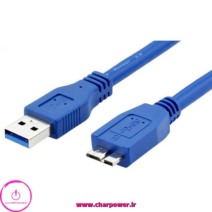 کابل هارد USB3.0 کی نت KNET مدل K-CUAMHDD06 طول 60 سانتی متر