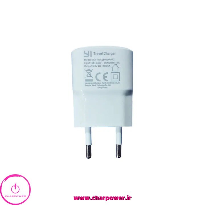 شارژر دیواری شیائومی Xiaomi مدل YI Travel Charger TPA-67C050100VU01 (اصلی)