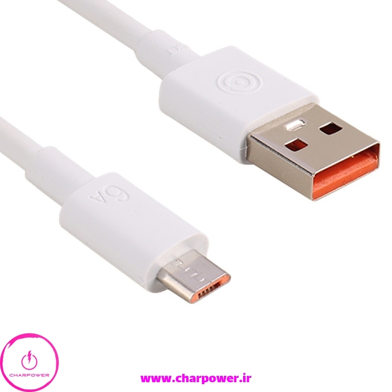  خرید کابل شارژ USB به Micro طول 100 سانتی متر کی زا Caza مدل X120 توان 120 وات 