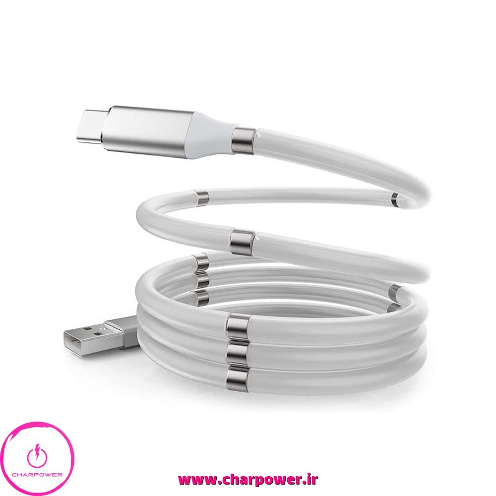  فروش کابل شارژ مگنتی USB به Lightning طول 90 سانتی متر مدل Flash Wire 