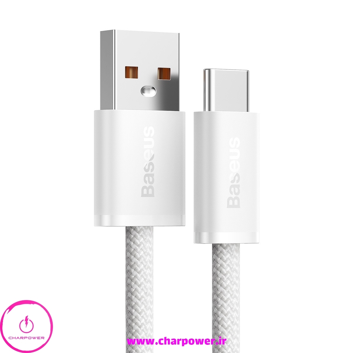  کابل شارژ USB به Type-C طول 1 متر باسئوس Baseus مدل CALD000602 توان 100 وات 