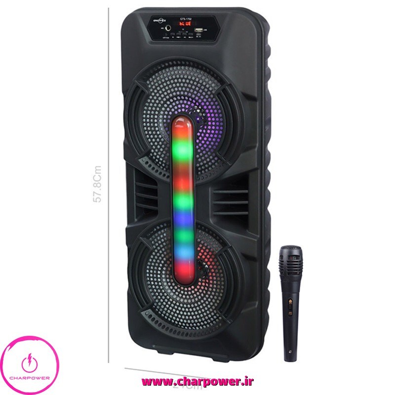  اسپیکر چمدانی بلوتوثی گریت نایس Greatnice مدل GTS-1702 + میکروفون 