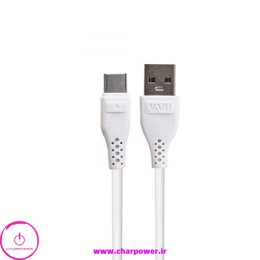  کابل شارژ USB-A به Type-C طول 100 سانتی متر وابی Vabi مدل CA3 