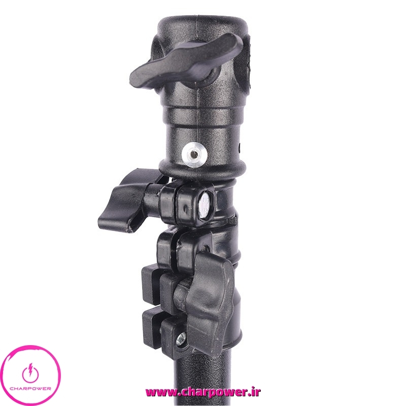  سه پایه نگهدارنده گوشی موبایل T شکل مدل M60 به همراه هولدر موبایل چارپاور 