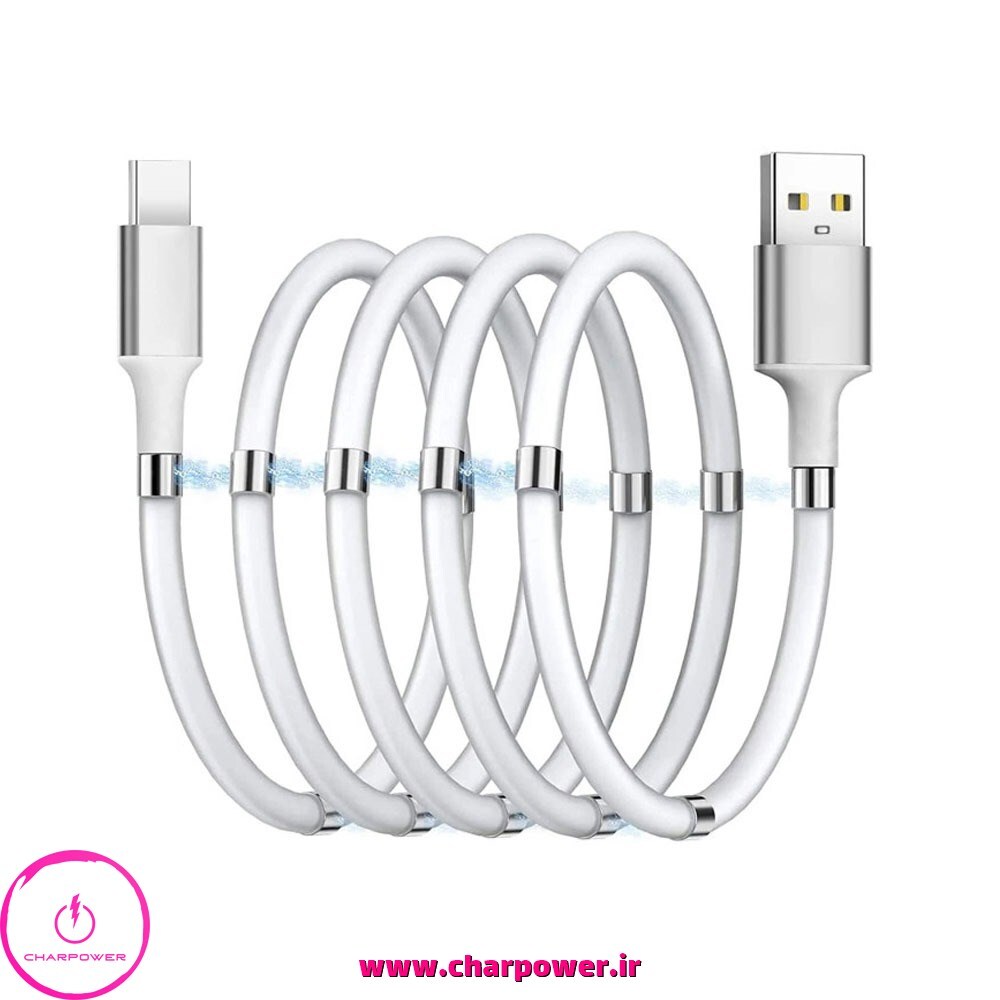 قیمت کابل شارژ مگنتی USB به Lightning طول 90 سانتی متر مدل Flash Wire 