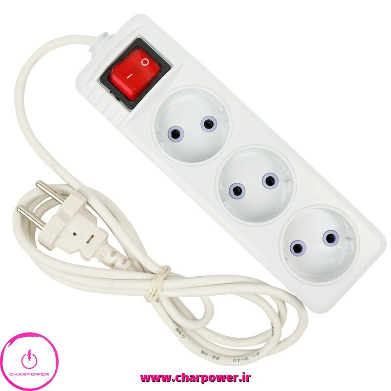  قیمت چندراهی برق 3 خانه پیکو الکتریک با کابل 1.7 متری 