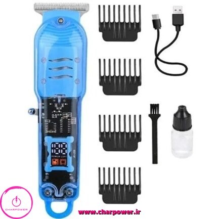  خرید ماشین اصلاح شارژی با بدنه شفاف مدل MR-113 