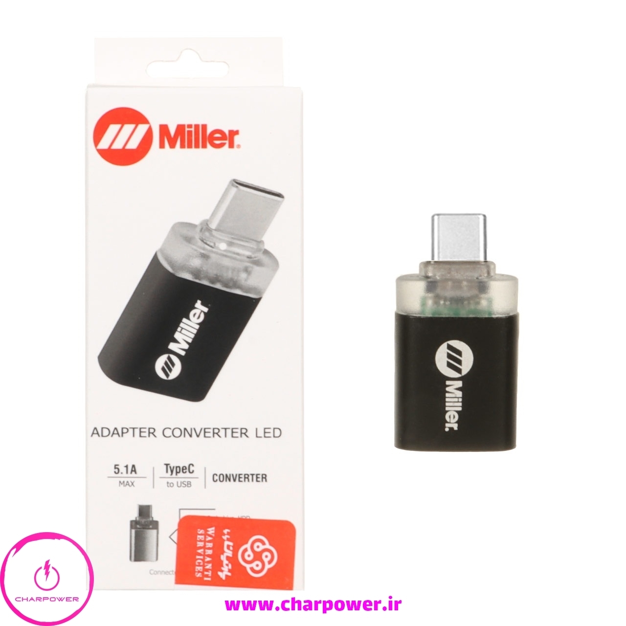  فروش مبدل USB به Type-C مدل MO-208 Miller 