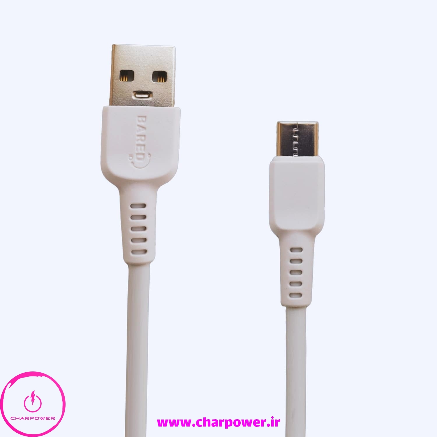  فروش کابل شارژ USB به Type-C طول 100 سانتی متر بارد Bared مدل C108 جریان 3 آمپر 