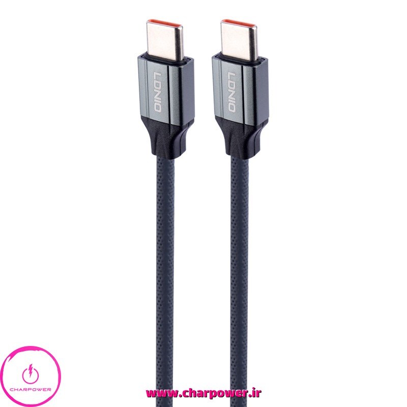  خرید کابل شارژ Type-C به Type-C طول 100 سانتی متر الدینیو LDNIO مدل LC441c 