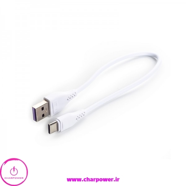  خرید کابل پاوربانکی USB-A به Type-C طول 25 سانتی متر وابی Vabi مدل CA27 