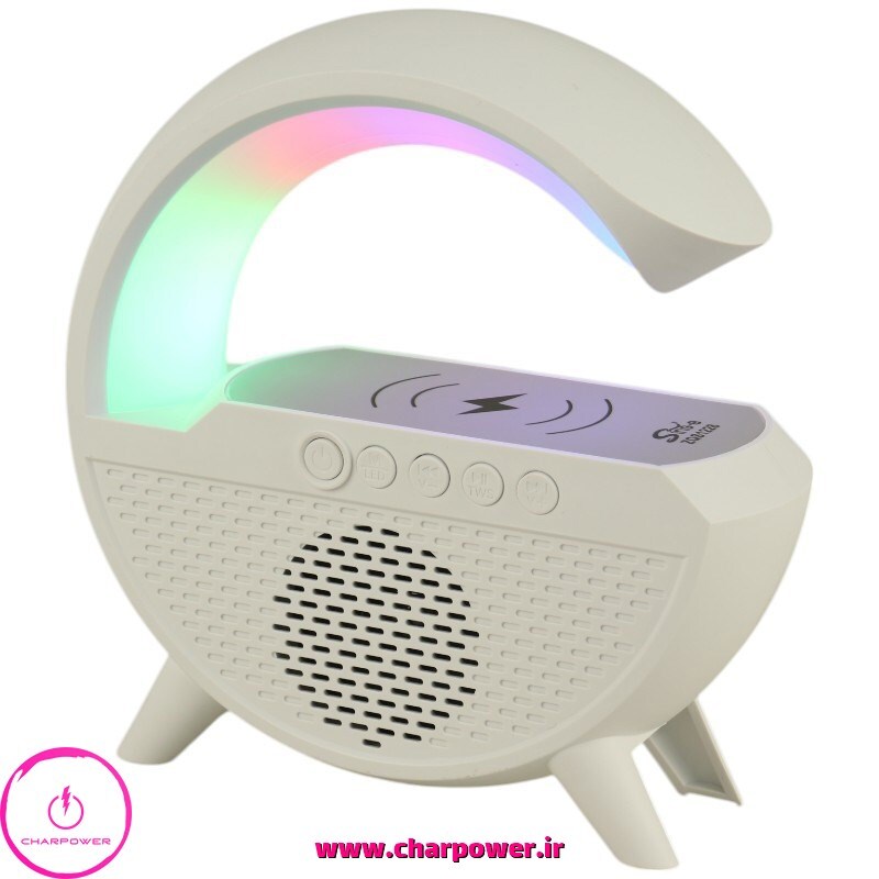 شارژر وایرلس، چراغ خواب و اسپیکر مدل ZQS1228 