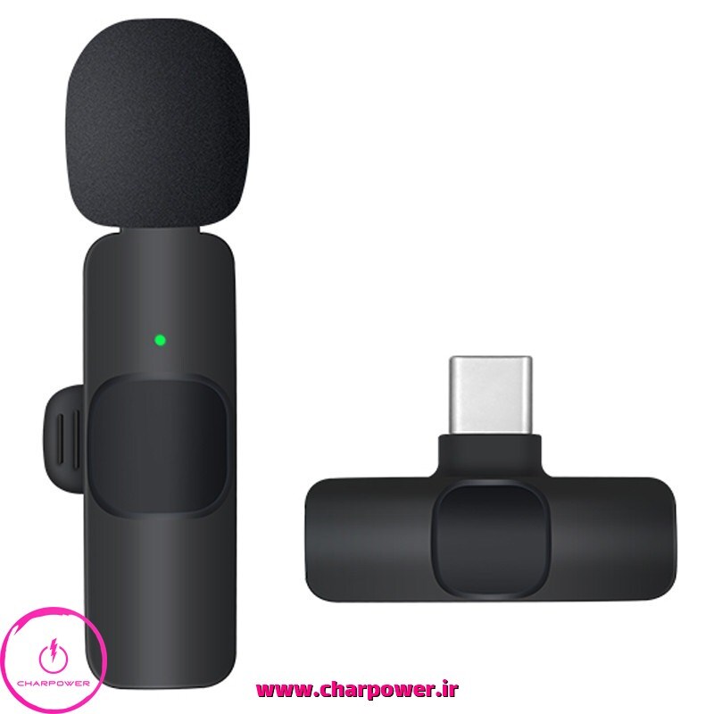  میکروفون یقه‌ای بیسیم Type-C مدل K8 