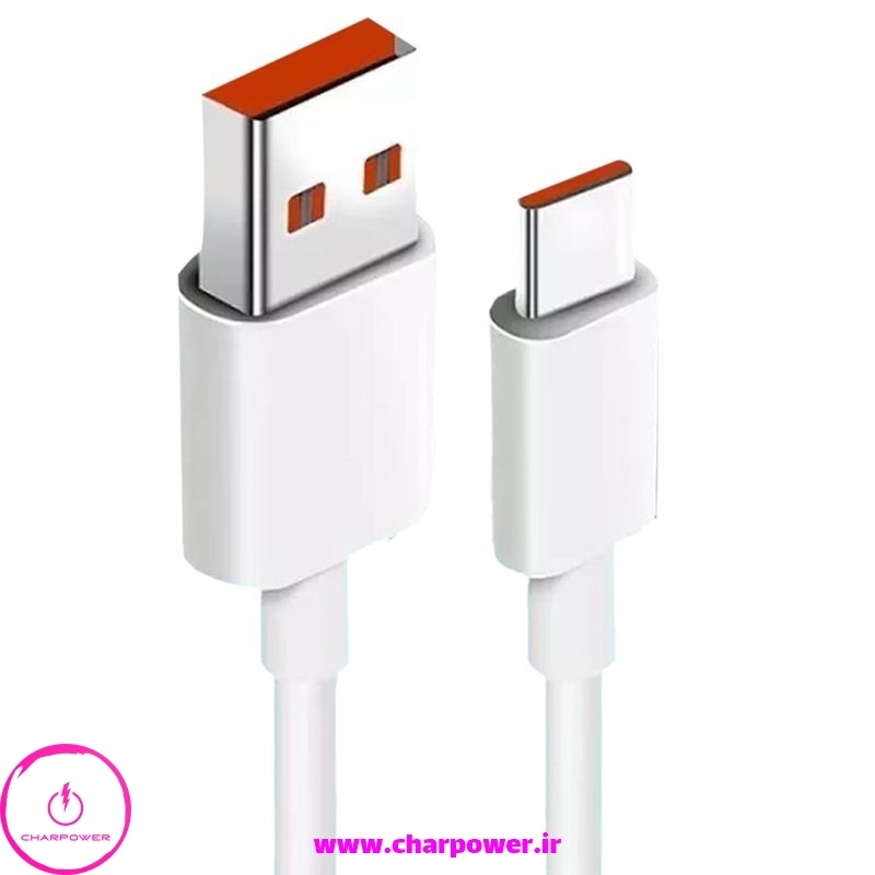  کابل شارژ USB-A به Type-C طول 100 سانتی متر شیائومی Xiaomi مدل 120W 7A ( درصد شمار ) 